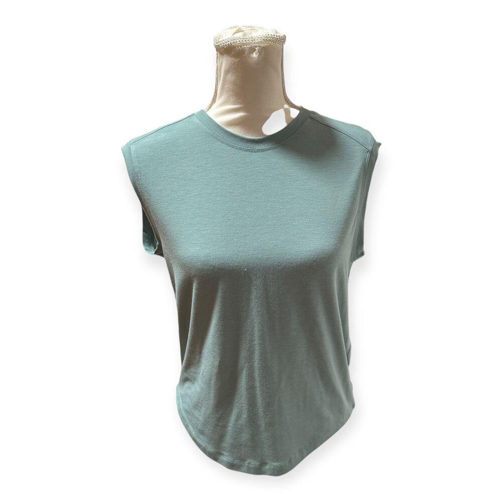 Mountain Hardwear Muscle Tank Women Small Sage Green Excellent‎ Activewear Tee